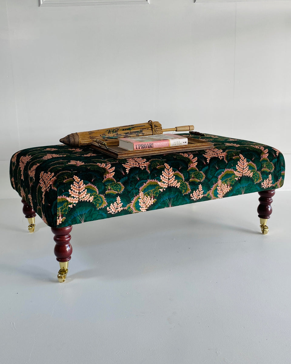 Electric Poppies Mansion Library Fabric studiocoverdale