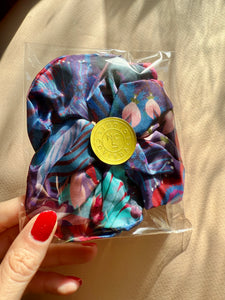 Silk Midnight Scrunchie