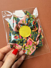 Silk Knight Flower Scrunchie