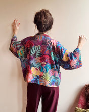 Silk Kimono Jacket - Meadow Party