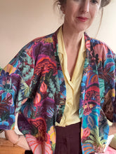 Silk Kimono Jacket - Meadow Party